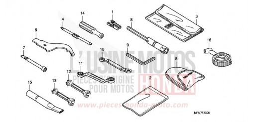 OUTILS CB1000RAA de 2010